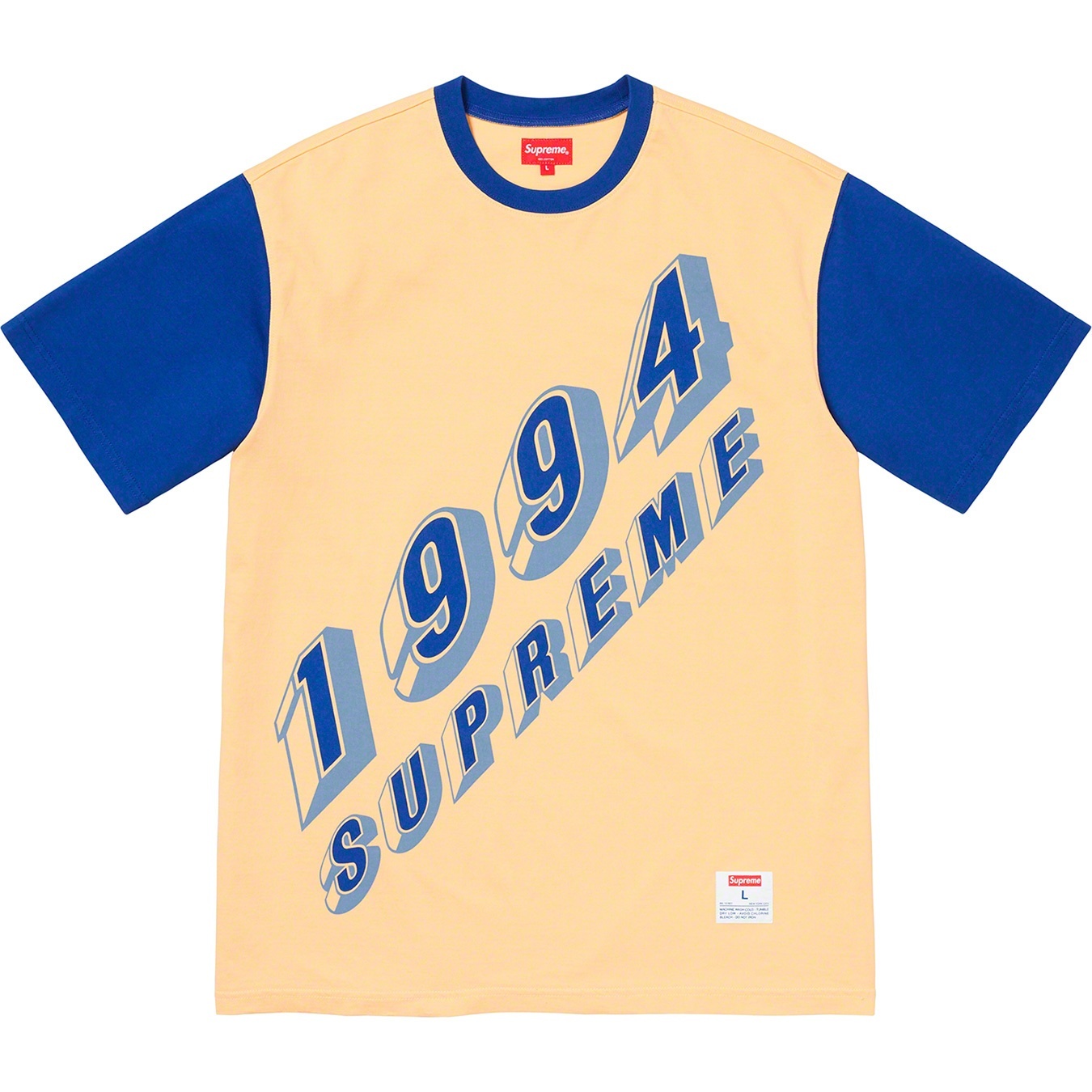 Bevel Text Ringer Tee view 4